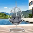 Arcadia Furniture Rocking Egg Chair Swing Lounge Hammock Pod Wicker Curved
