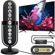 2025 TV Antenna for Local Channels,TV Antenna Support 4K 1080p TVs,TV Antenna Indoor 1200 Miles Range,Antennas for Smart TV with 360° Receptions Signal Booster-Digital TV Antenna with 25ft Coax Cable