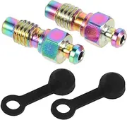 Kisangel Bike Stem Screws 1 Set of Bicycle Stem Bolt Kit Easy Install High-Strength Material Disk Brake Cover for Bikes