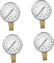 GANAZONO 4pcs Pool Pressure Gauge Home Use Lightweight Design for Spa Hot Tub and Aquarium