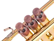 Bach Trumpet Trim Kit. KGUBrass. MEDIUM Caps. Antique Copper Lacquer