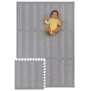 Baby Play Mat - Play Pen Tummy Time Mat & Crawling Mat Foam Play Tiles 72"x48"