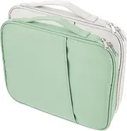 MUSISALY Tablet Bag Accessories Headband Gadget Bag Sticker Cards Barrette Cases Nursing Headbands Item Hooks Laptop Case Tablet Case Cord Organizer Bag Polyester Green
