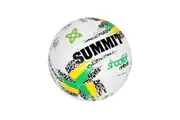 Summit Size 5 Liz Ellis Classic Shooter Stitched Netball Sport Ball White Green