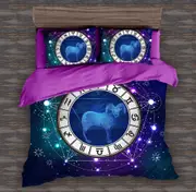 Constellation Aries (Ram) Quilt Doona Duvet Cover Pillow Case Set