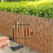 Pool Plant Fence,Reed Screen for Garden, Privacy Fencing Decorative,Natural Reed Fence Roll, Pool and Patio Screen,Balcony Fence, Can Customized (Size : 110cmx1000cm(3.6ftx33ft))