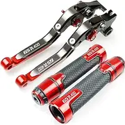 MAODOXIANG Handlebar Kits Motorcycle Grips Handle Grips Brake Clutch Levers for suzukis GSR400 GSR 400 2008 2009 2010 2011 2012 Brake Clutch Levers (Color : A Set of Styles)