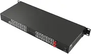1/2/4/8/8/16/32 Channel Phone Converters - PCM Voice tel over fiber multiplexer, support caller ID and fax function (Size : 1P)