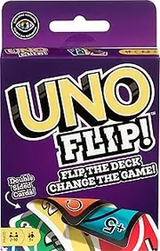 UNO FLIP, Family Card Game, with 112 Cards, Makes a Great 7 Year Olds and Up