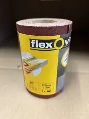 Flexovit Pro 115mm X 5m 80 Grit Sandpaper 1 X Roll