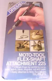 Dremel Moto-Tool Flex-Shaft Attachment 225 NEW NIP for Models 275, 285, 395