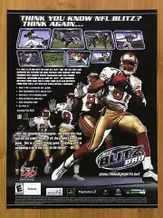 NFL Blitz Pro PS2 Xbox Gamecube 2003 Print Ad/Poster Terrell Owens Football Art