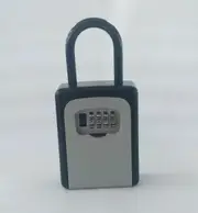 4-Digit Combination Lock Key Safe Storage Box Padlock Security Home