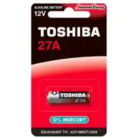 在飛比找樂天市場購物網優惠-【東芝Toshiba】27A高伏特 鹼性電池12V電池1粒裝