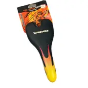 N.O.S. 2002 Mongoose BMX Racing Saddle Seat Black Flames Old Mid School Bike