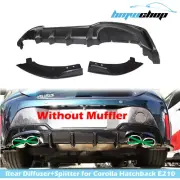 Fit For Toyota Corolla Hatchback E210 MZEA12R Painted Rear Diffuser + Splitter (for: Toyota)