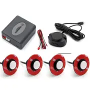 4 Sensors Parking Sensor Car Backup Reverse Radar System Alarm Kit 16mm White (for: Volkswagen)