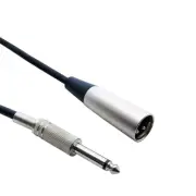 10ft XLR Male to 1/4 inch Mono Male Audio Cable 10XR-01410