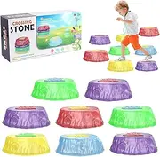 Floor is Lava Stepping Stones Glow, Glow Lava Game, Glow in The Dark Floor is Lava, Light up Musical Stepping Stones, Light Up Stepping Stones for Kids