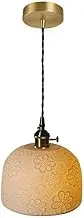 TONFON White Ceramic Chandelier Vintage Antique Pendant Light Elegant Suspended E27 Mini Hanging Light for Kitchen Island Living Room Bedroom Bedside Dining Room Hallway Ceiling Light Fixture(A)