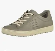 ECCO Women's Fara Tie Fashion Sneaker Warm Gray Size 10