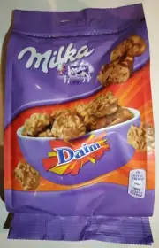 Milka Daim Milk Chocolate — 5.11oz Pack (145g)