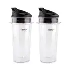 Replacement Parts for Ninja Blender, 16oz Cup with Lid Compatible with Ninja ...