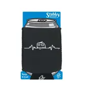 Caravan Pulse - Funny Novelty Stubby Holder With Base