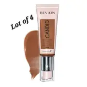 4 Pack Revlon PhotoReady Candid Natural Finish Foundation, 550 Mocha 0.75 fl oz