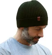 [TOP-EX] M/L/XL/XXL 100% Merino Wool Beanie Hat - Winter Warm Fleece Lined Cold Weather Hat for Outdoor & Daily Wear 54-64cm