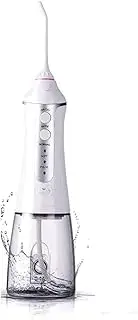 Water Flosser Cordless Teeth Cleaner, 300ML 3 Modes Portable Dental Oral Irrigator USB Rechargeable Electric Dental Flosser for Teeth Braces Bridges Care Home Travel