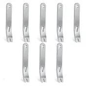 8 Pieces Pry Bar Stainless Steel Flat Bar Multifunction Small Pry Bar ii
