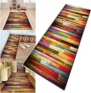 RAUMPA Rug Runner Hallway Kitchen Washable Non-Slip with Pattern 80 x 300 cm Long Kitchen Runner Kitchen Rug Runner Hallway Rug Kitchen Mat Rug for Entrance Area Living Room Bedroom
