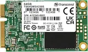 Transcend MSA230S 64 GB SATA III 6 Gb/s mSATA Internal Solid State Drive (SSD) 3D TLC NAND (TS64GMSA230S)