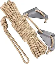 Heavy Duty Paracord | Guyline Camping Paracord Rope | 32.8Ft 5mm Reflective Cord, Heavy Duty Outdoor Gear Camping Accessories for Tent, Canopy, Shelter