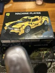 451 PCS Technical Camaro Bumblebee Sports Car Model Building Blocks Sets Racing