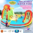 7 In 1 Inflatable Water Park Outdoor Pool Water Slide Splash Jumping Play Toy
