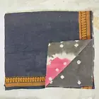 Vintage Bohemian Kantha handmade 100% cotton Heavy Quilt Blanket throw bedspread
