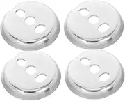 BUTIFULSIC 4pcs Towel Bar Replacement Parts Durable Mounting Hardware Kit for Bathroom Towel Racks and Toilet Roll Holders Stylish and Reliable Bathroom Accessories