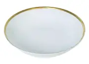 Antique Haviland H&Co France MIRABEAU Porcelain White Gold Fruit Dessert Bowl