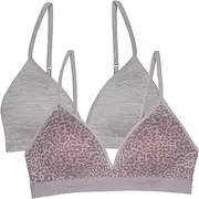 [Fruit of the Loom] Girls' Seamless Soft Cup Bra, 2-Pack
