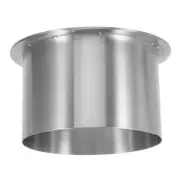 Stainless Steel Trash Can Lid Round Countertop Cover Bin Office Work