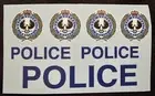 1:18 Water Slide Decals South Australia Police Decals