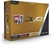 Wilson Staff Duo Urethane White Golf Balls 1 Dozen ~ New (Hard To Find New)