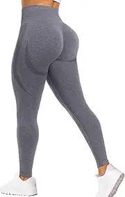 [Ieumaz] Scrunch Butt Lifting Leggings for Women Empower Seamless Workout Gym Leggings High Waist Tummy Control Yoga Pants