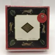 Lynn Chase JAGUAR JUNGLE Set of 6 Coasters 4" New