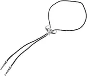 [BESPORTBLE] Men's Western Bolo Tie Necklace Vintage Decorative Adjustable Shirt Chain Handmade Craftsmanship Cool Mens Decor