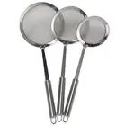 Fine Wire Mesh Kitchen 3PCS Stainless Steel Food Kitchen Sieve Set J7Z51897