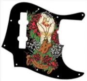 J BASS 5 STRING Graphic Pickguard to fit Fender Bass Guitar Bound by Faith