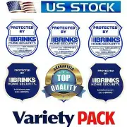 Home Security Stickers For Glass Windows Doors Brinks Alarm System Waterproof